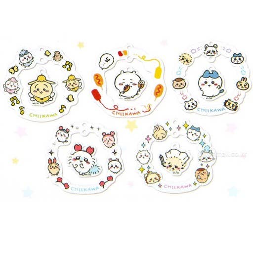 Chiikawa Twinkle Hologram Random key Ring Blind Box