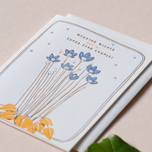 Wedding Stars | Letterpress Card