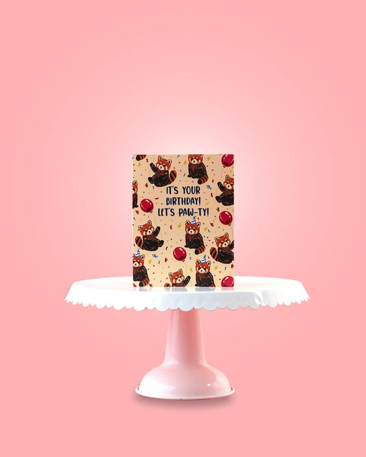 It's Your Birthday! Let's Paw-ty! - Greeting Card
