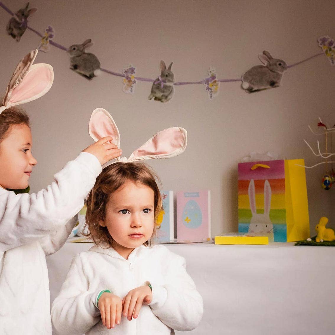 Fabric Dress Up Pink Bunny Ears | Easter Dress Up |