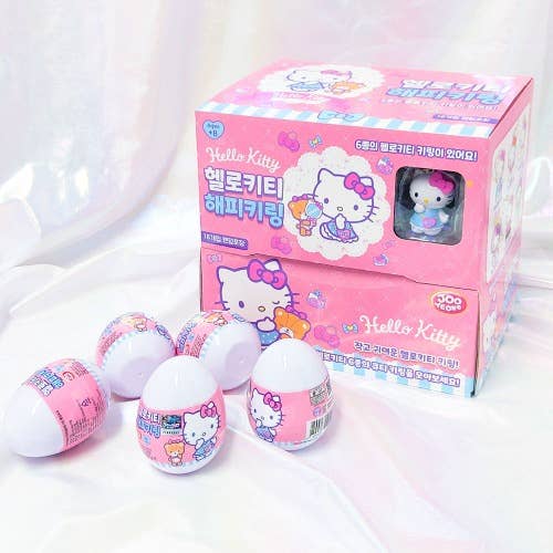 Sanrio Happy Hello Kitty Figure Key Ring Random Capsule