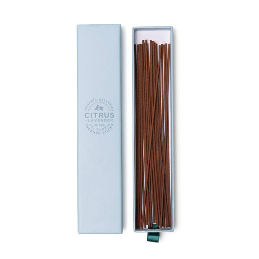 Citrus + Lavender Aromatherapy Incense Sticks 25 Pcs Boxed