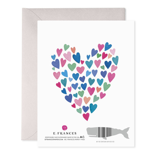 Many Hearts Thank You Greeting Cards