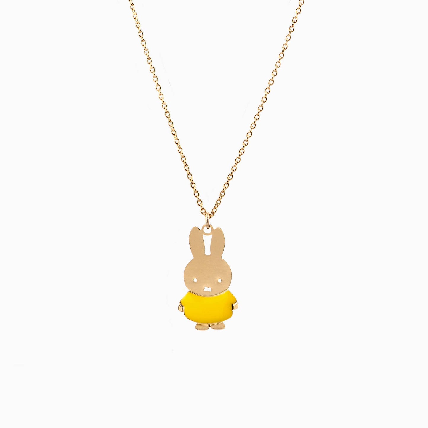 MIFFY rabbit necklace (yellow) x Miffy