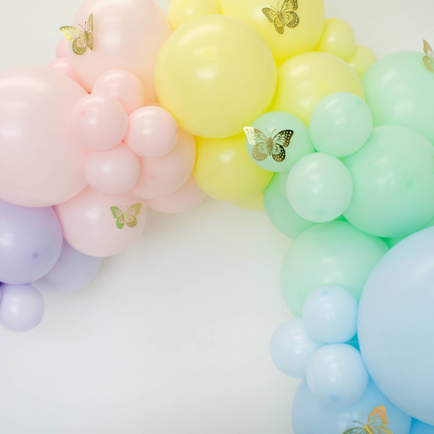 Premium Pastel Rainbow Balloon Arch Kit - Balloon Garland