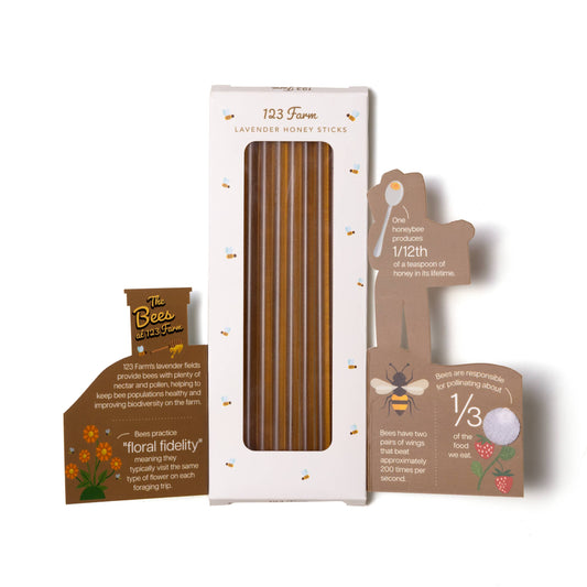 Lavender Honey Sticks 10 Pack with Storybook Style Design