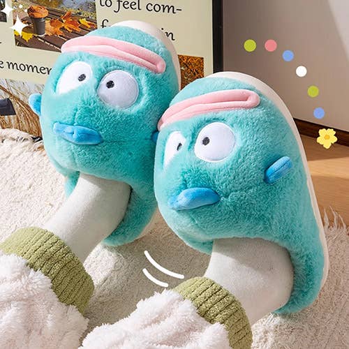 Sanrio Characters Fluffy Fur Costume COZY Slippers
