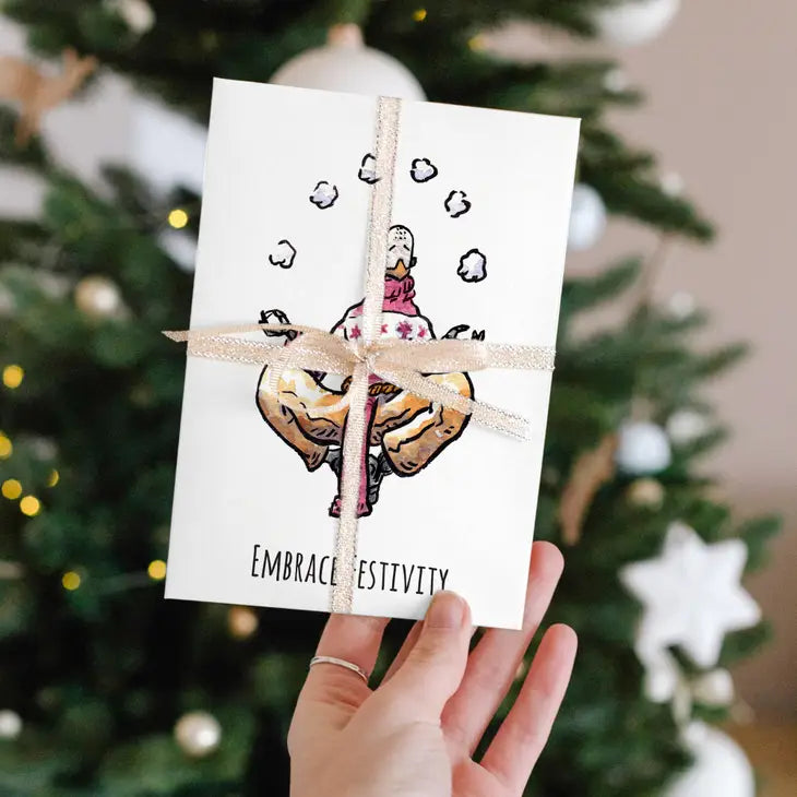 "Embrace Festivity" - Overwatch Gamer Nerdy Christmas Card