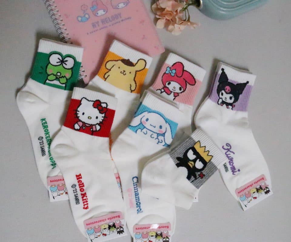 Sanrio Ankle line Soft Socks