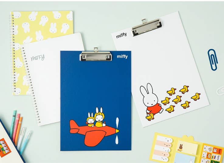 Miffy Double-Sided Color Clipboard with Hanging Hook