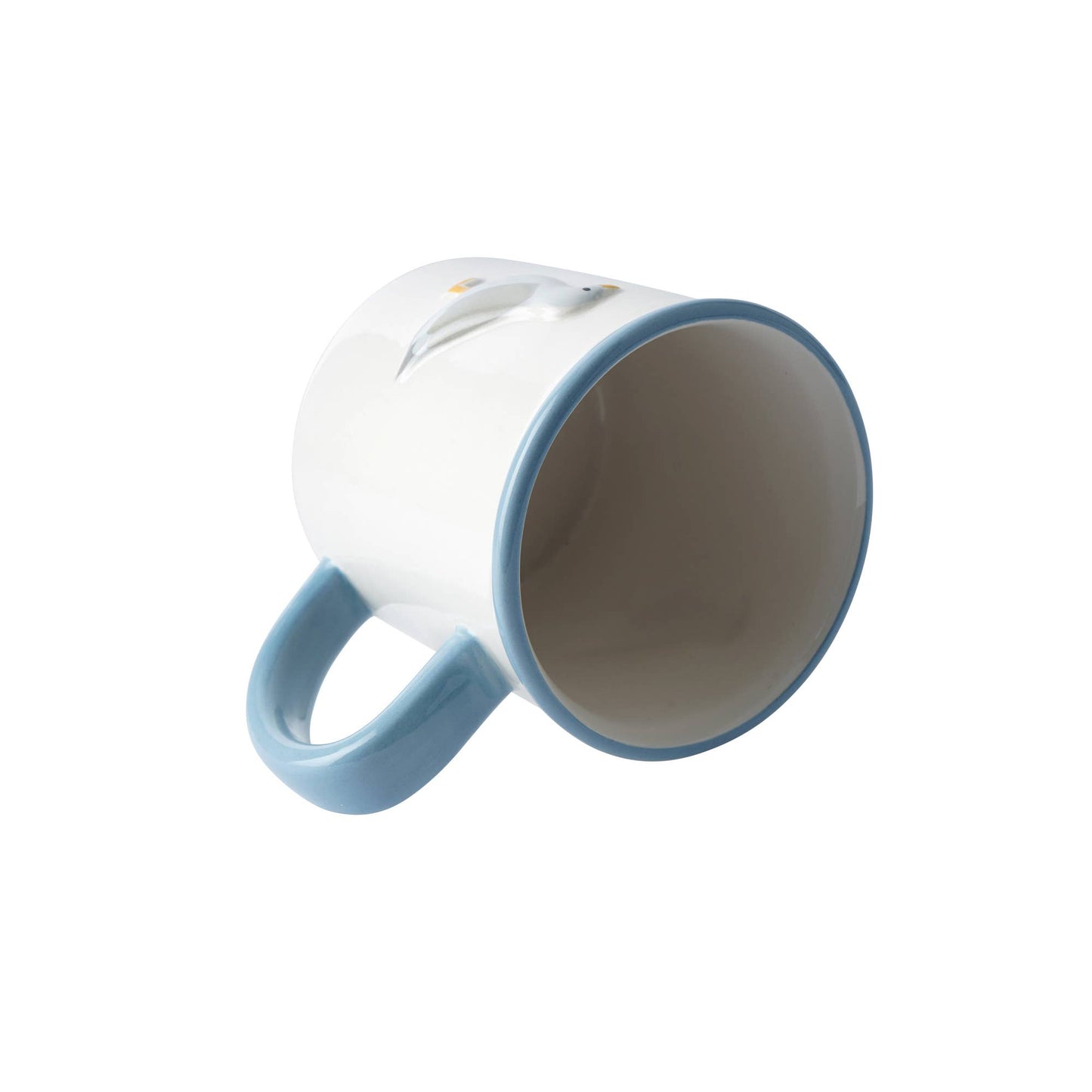 Coastal Living Seagull Stoneware Mug In Gift Box