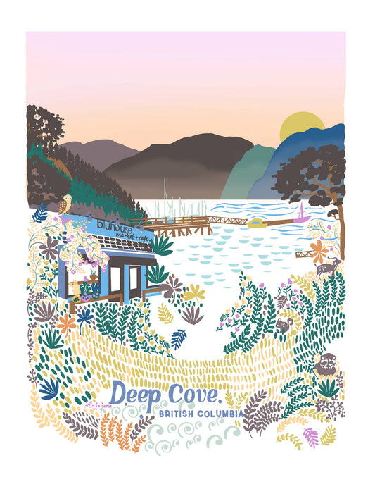 Deep Cove Postcard