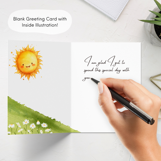 Religious Bible Quote Greeting Card (Lord Shine on you)