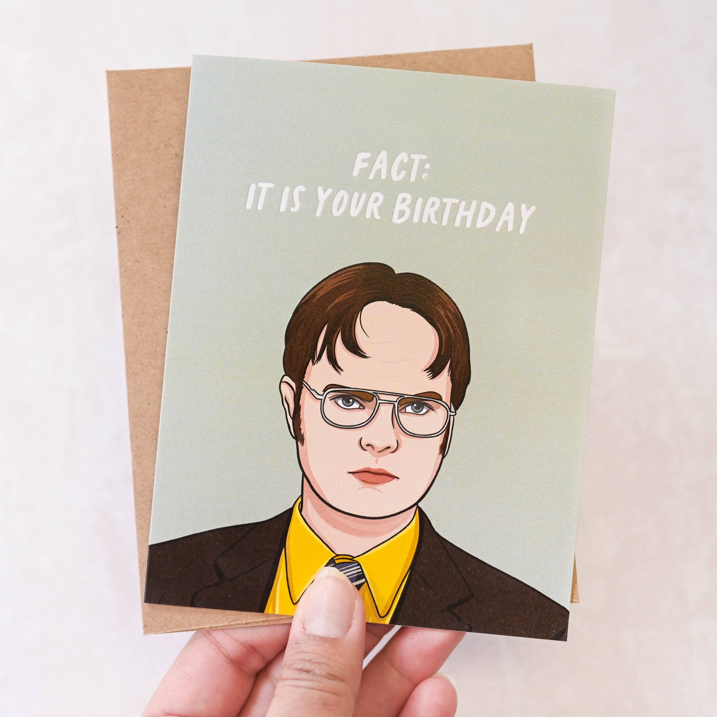 Dwight 'Fact: It Is Your Birthday' Birthday Card