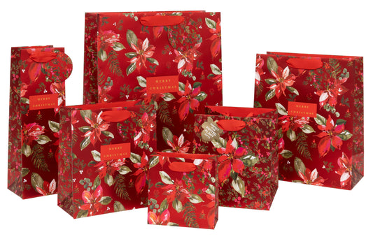 Bag Small Perfect Poinsettia Red