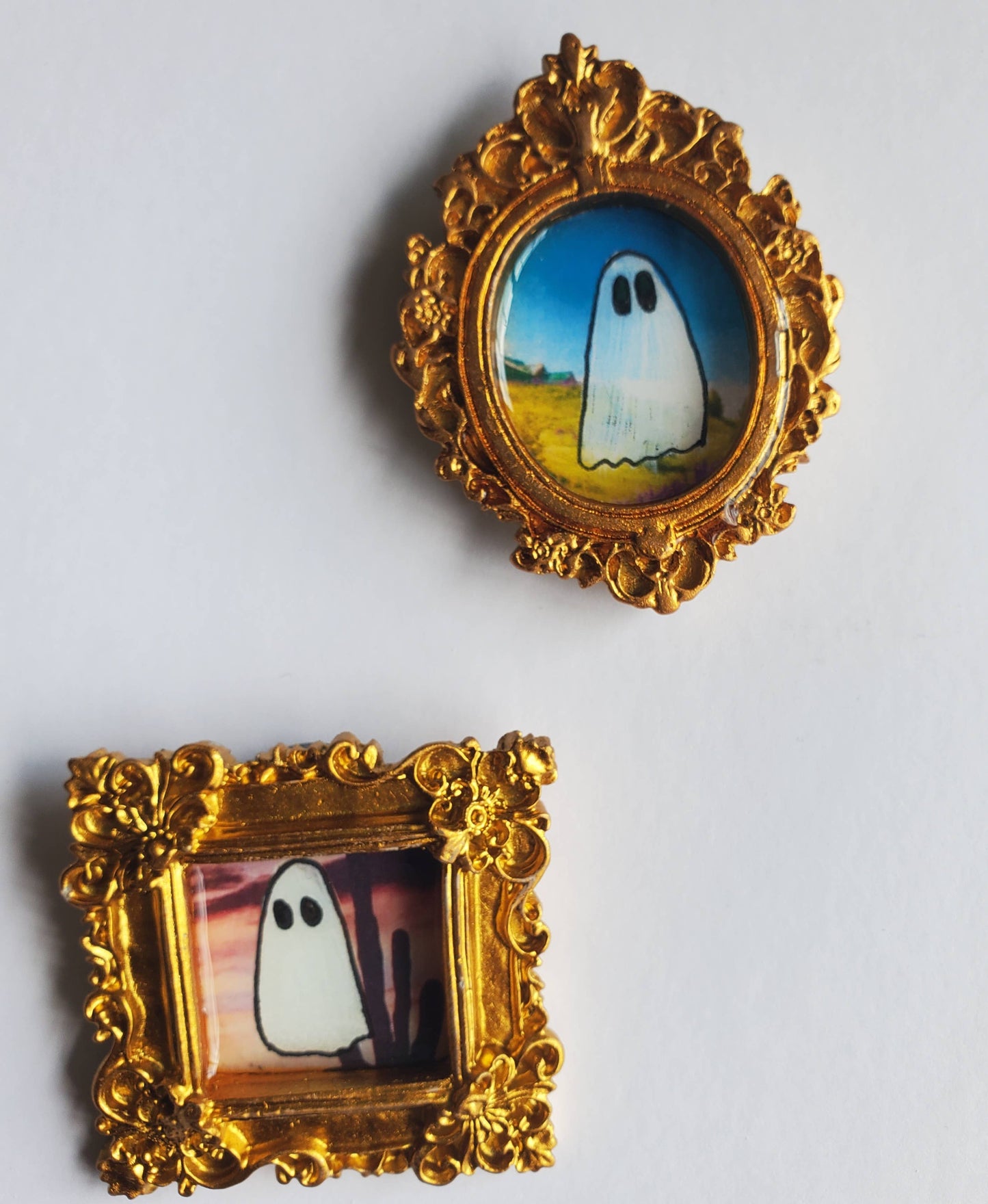 Ghosts on Vacation mini art