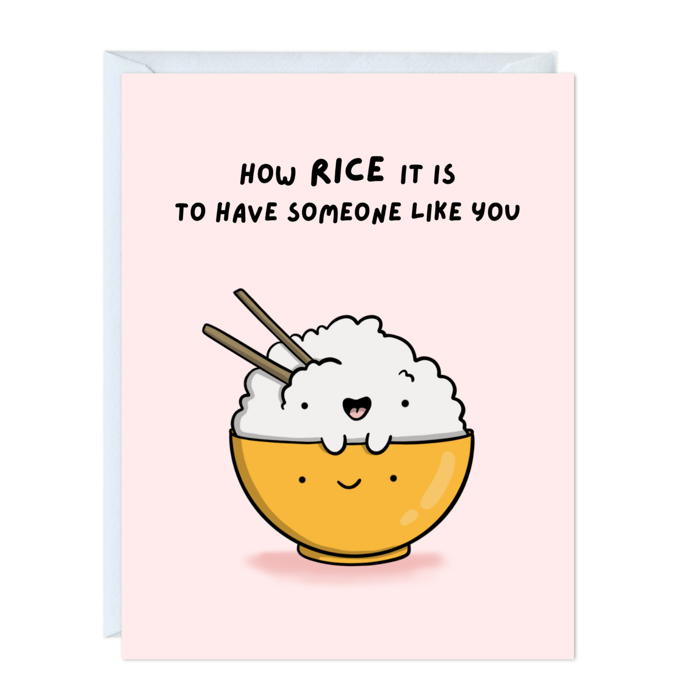 Cute Sarcastic Anniversary Birthday Card (How Rice It Is)