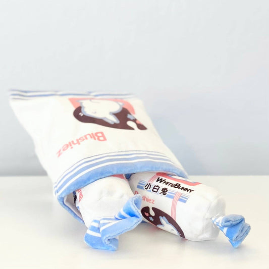 White Bunny Candy Interactive/Nosework 3 Piece Dog Toy