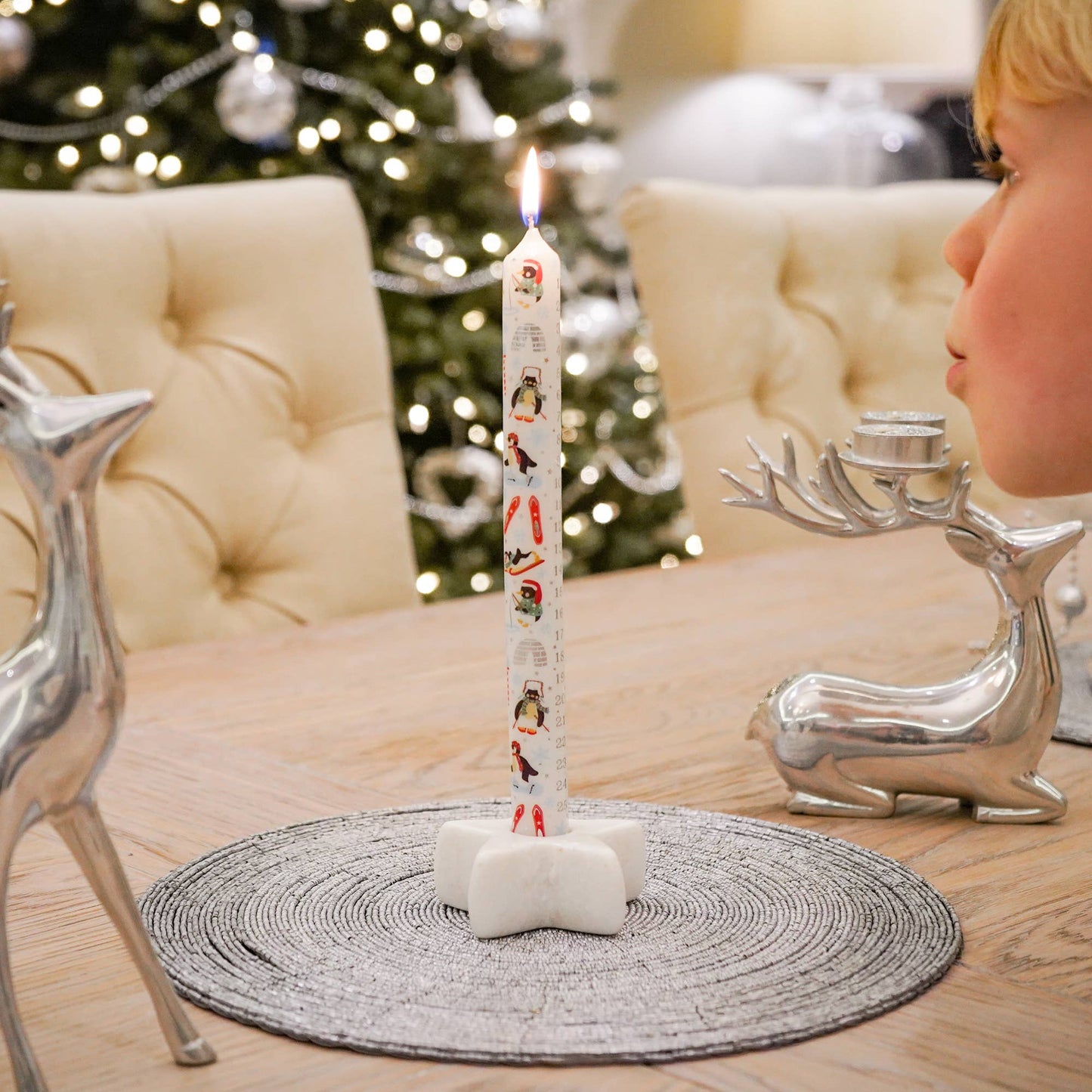 Christmas Winter Wonderland PK2 Advent Candles