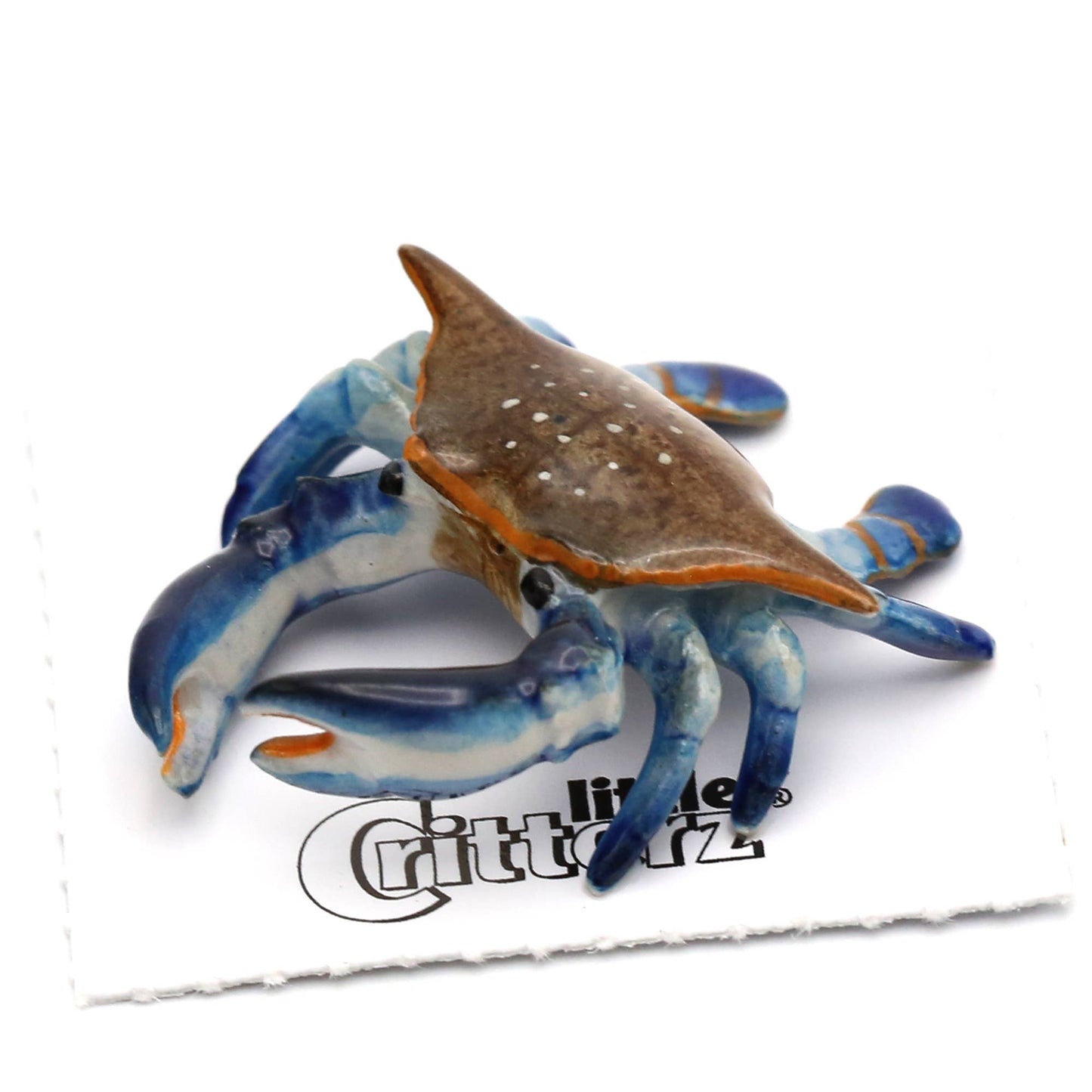 Calli Blue Crab Porcelain Miniature