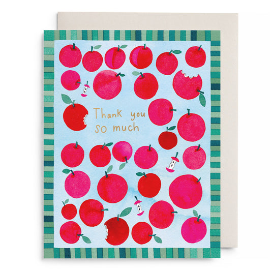 Apple a Day Thank You Boxed Card Set, Set of 6