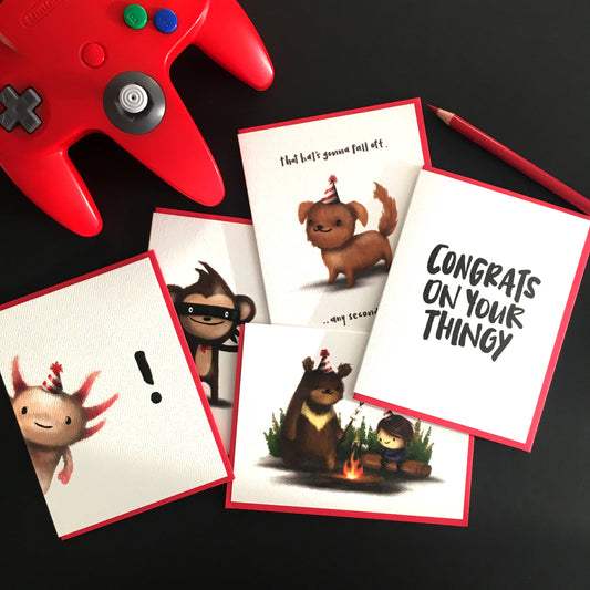 Greeting Card - Pen15 - HBD Fuck