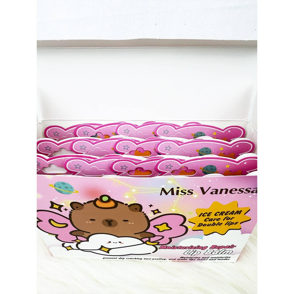 Ice Cream Care Capybara Lip Balm