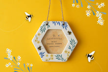 Load image into Gallery viewer, The Beekeeper Mini Ceramic Hanging Photo Frame
