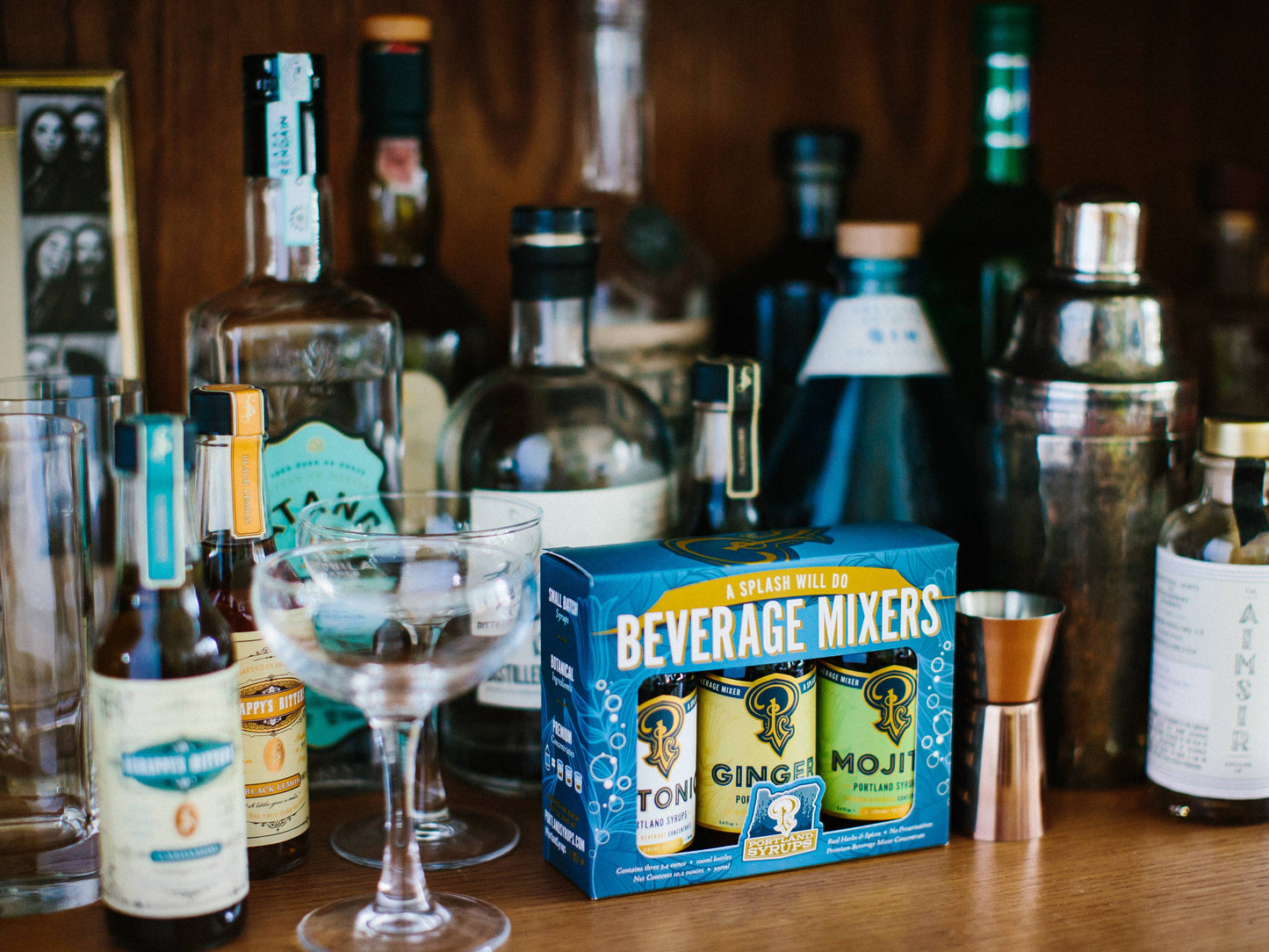 Gift Set - Blue Classic Cocktail Drink Mixers