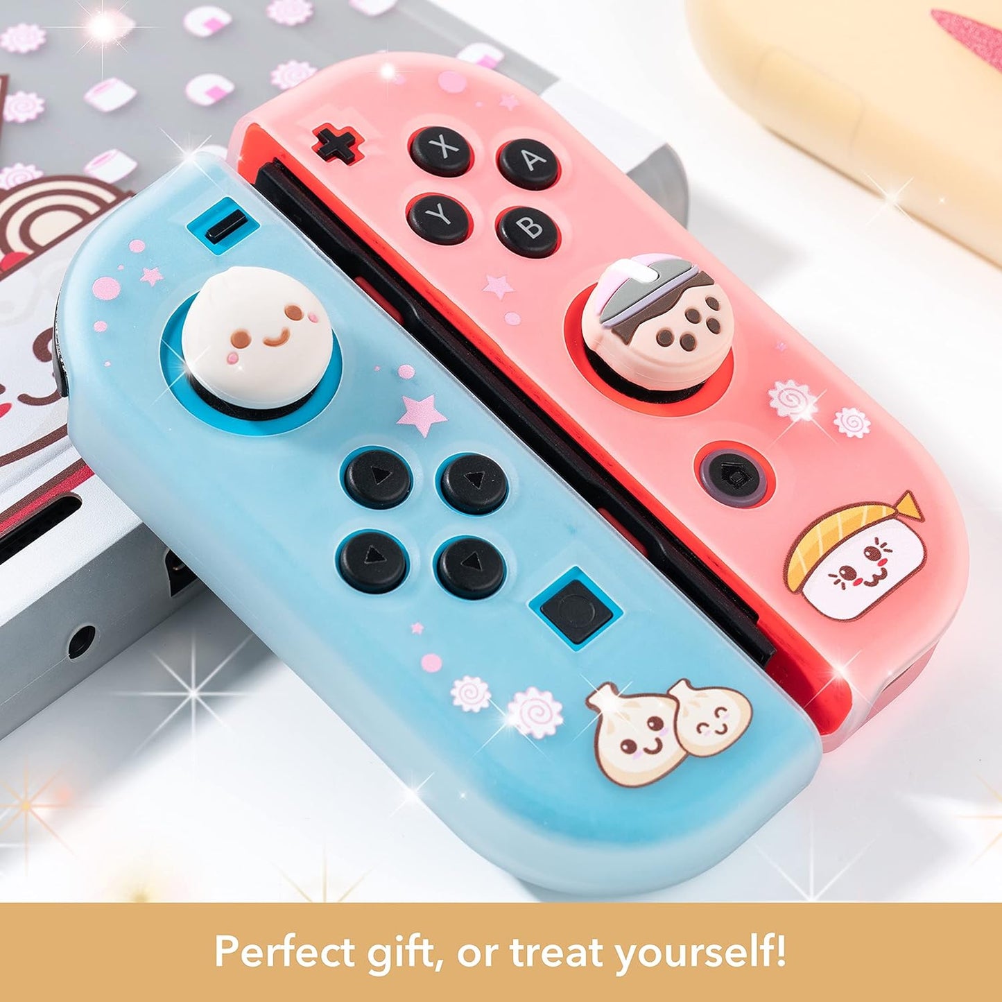 Bao and Bubble Tea Thumb Grips