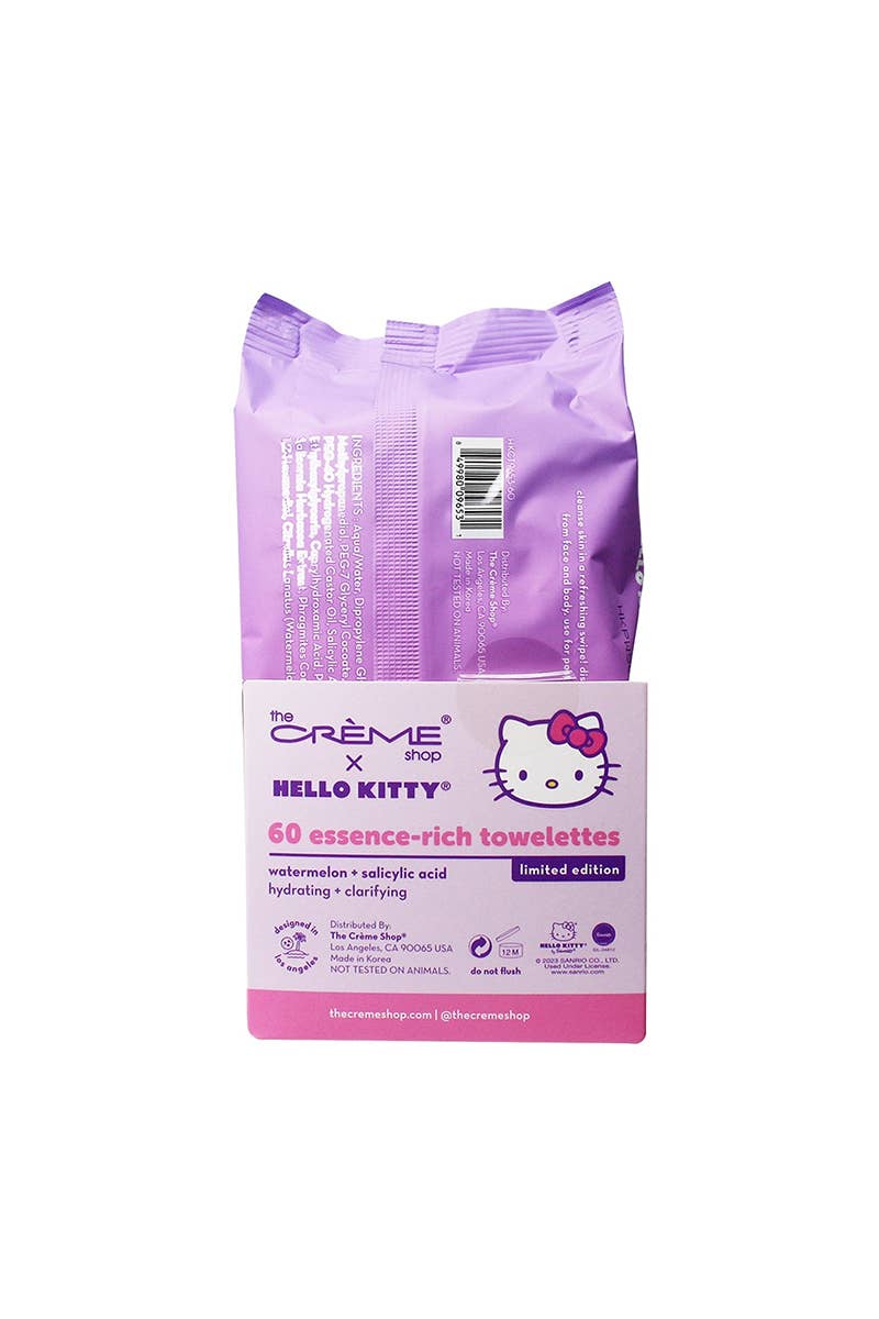 TCS HKCT9653 Hello Kitty 60 Cleansing Towelettes