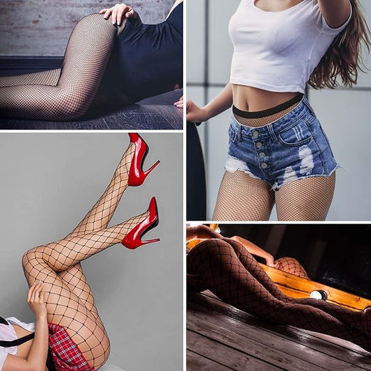 Black Fishnet Stockings Asst
