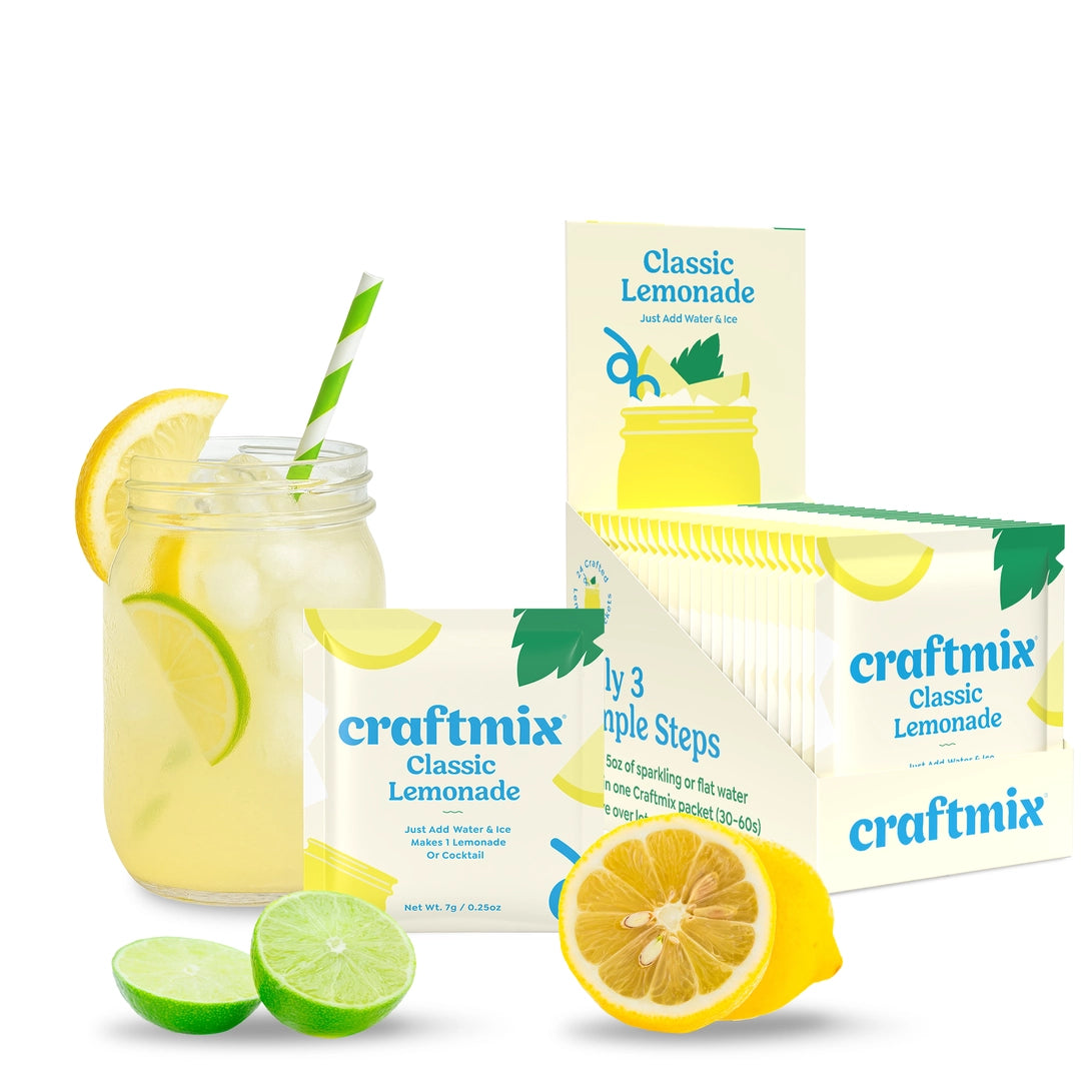 Classic Lemonade Mocktail & Cocktail Mixer