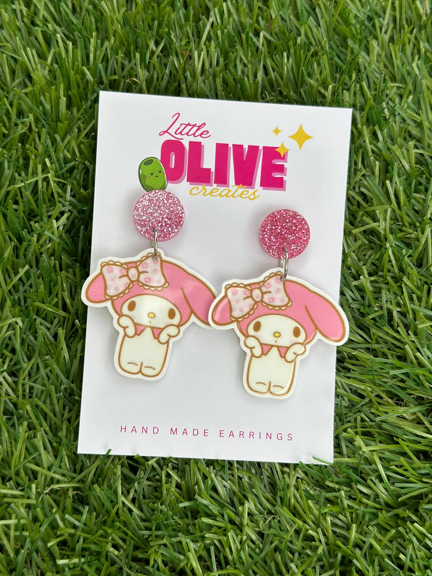 My Melody Kawaii Dangle Earrings