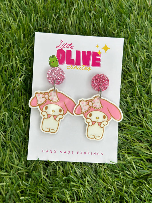 My Melody Kawaii Dangle Earrings