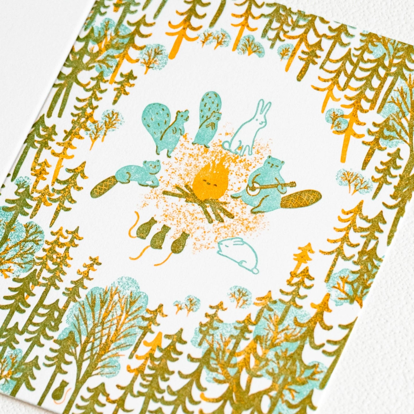 Campfire | Blank | Letterpress Card