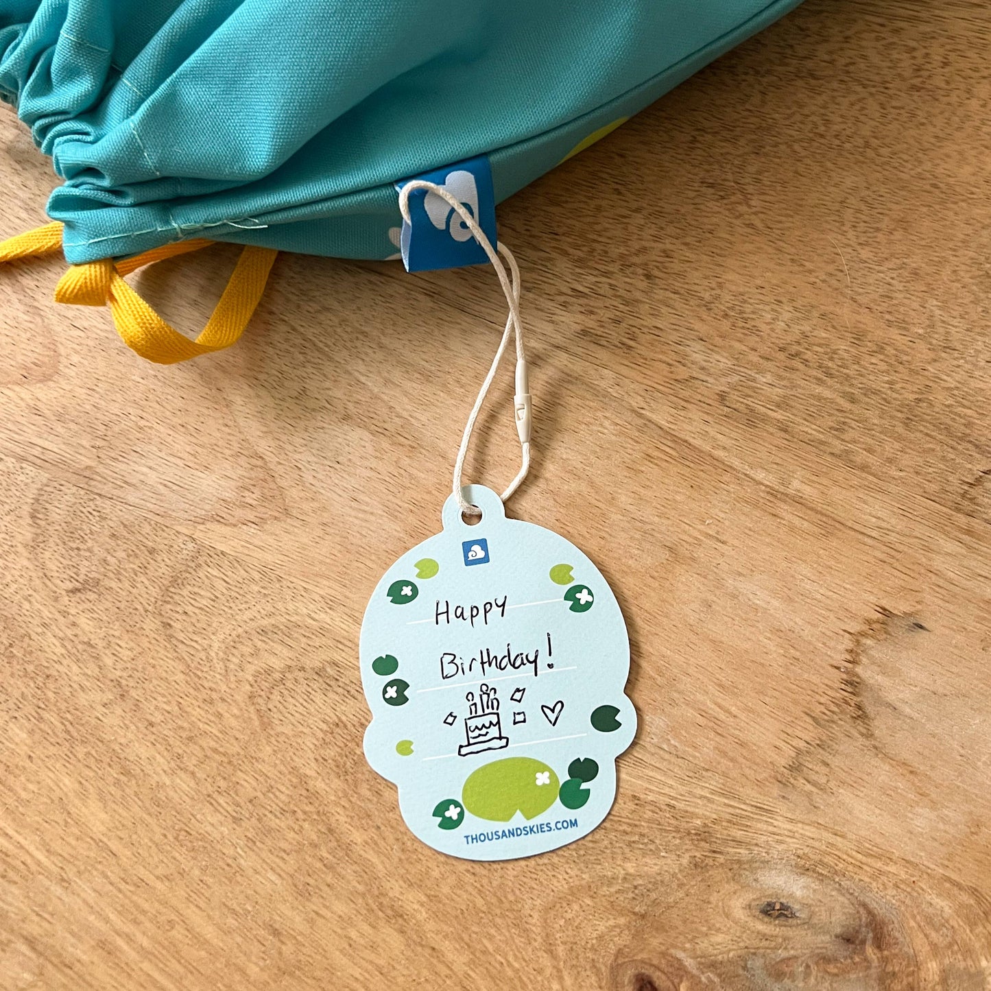 Drawstring Pouch Bag - A Lost Duckling