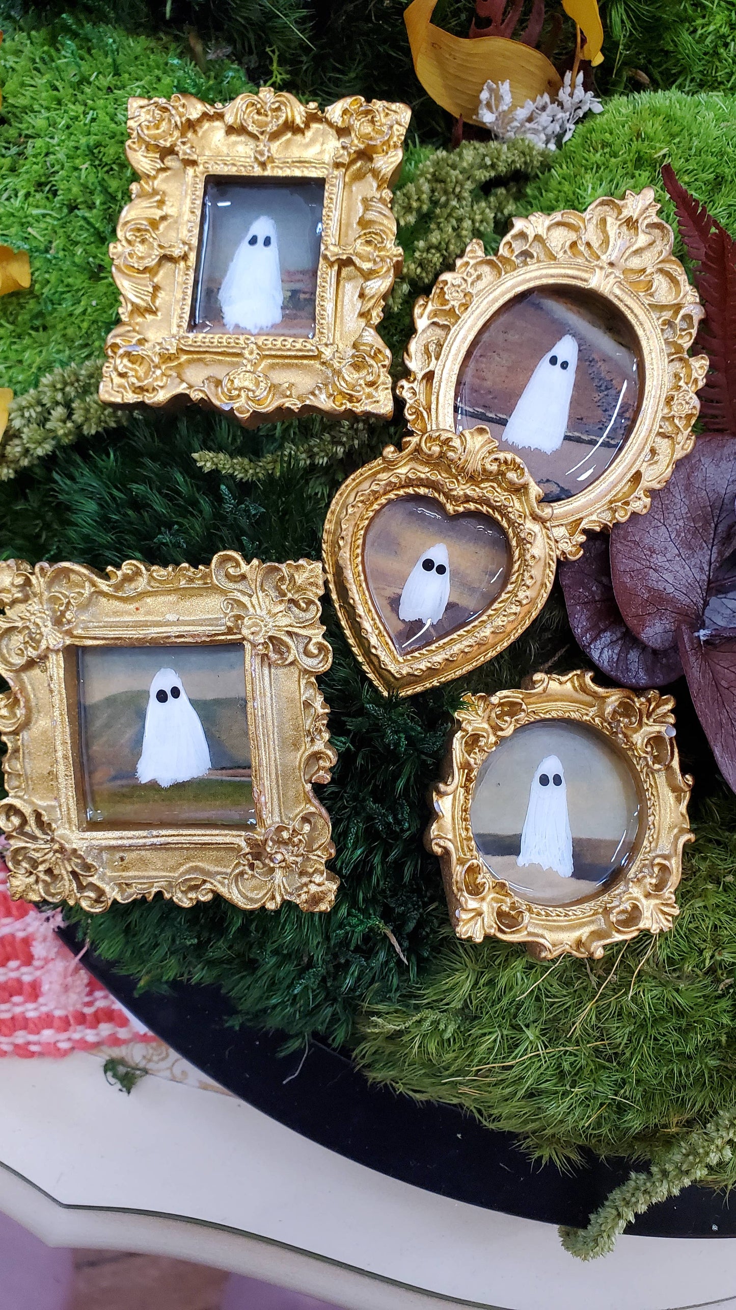 Ghosts on Vacation mini art