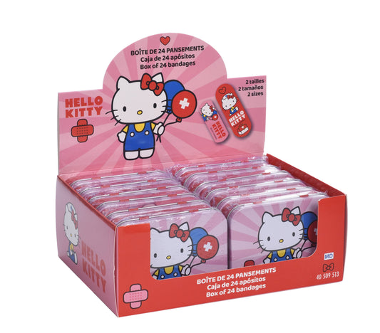 Hello Kitty metal box with 24 bandages