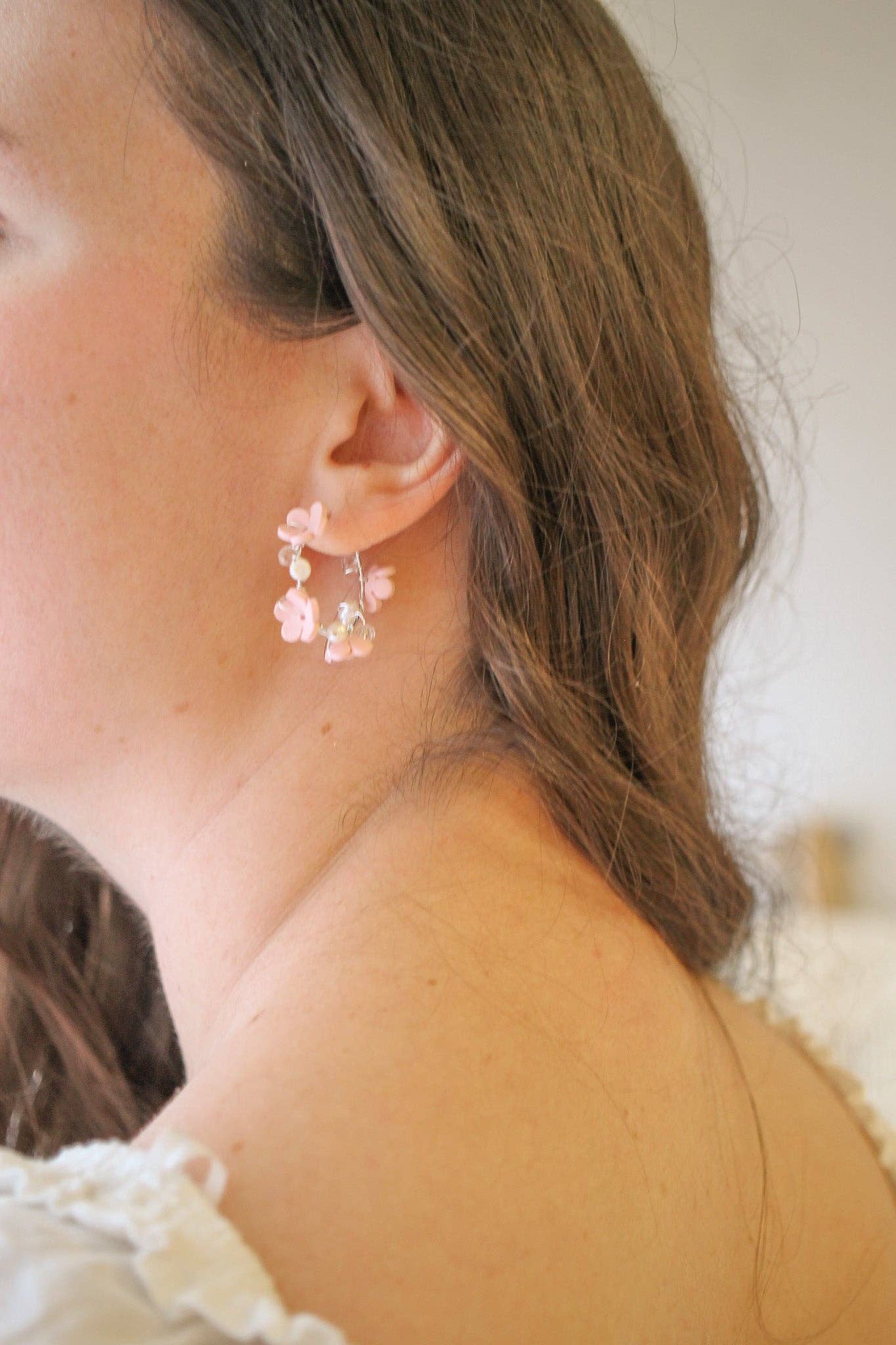 Flora Hoop in Carnation Pink
