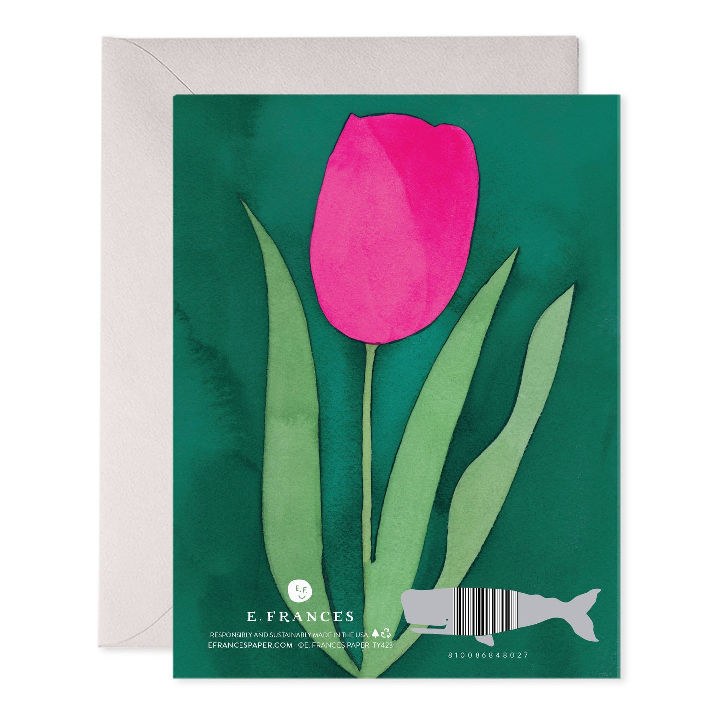 Pink Tulip Thank You Cards