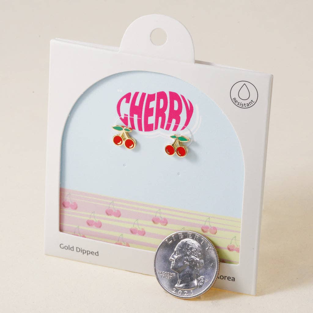 Cherry Cheery, earrings