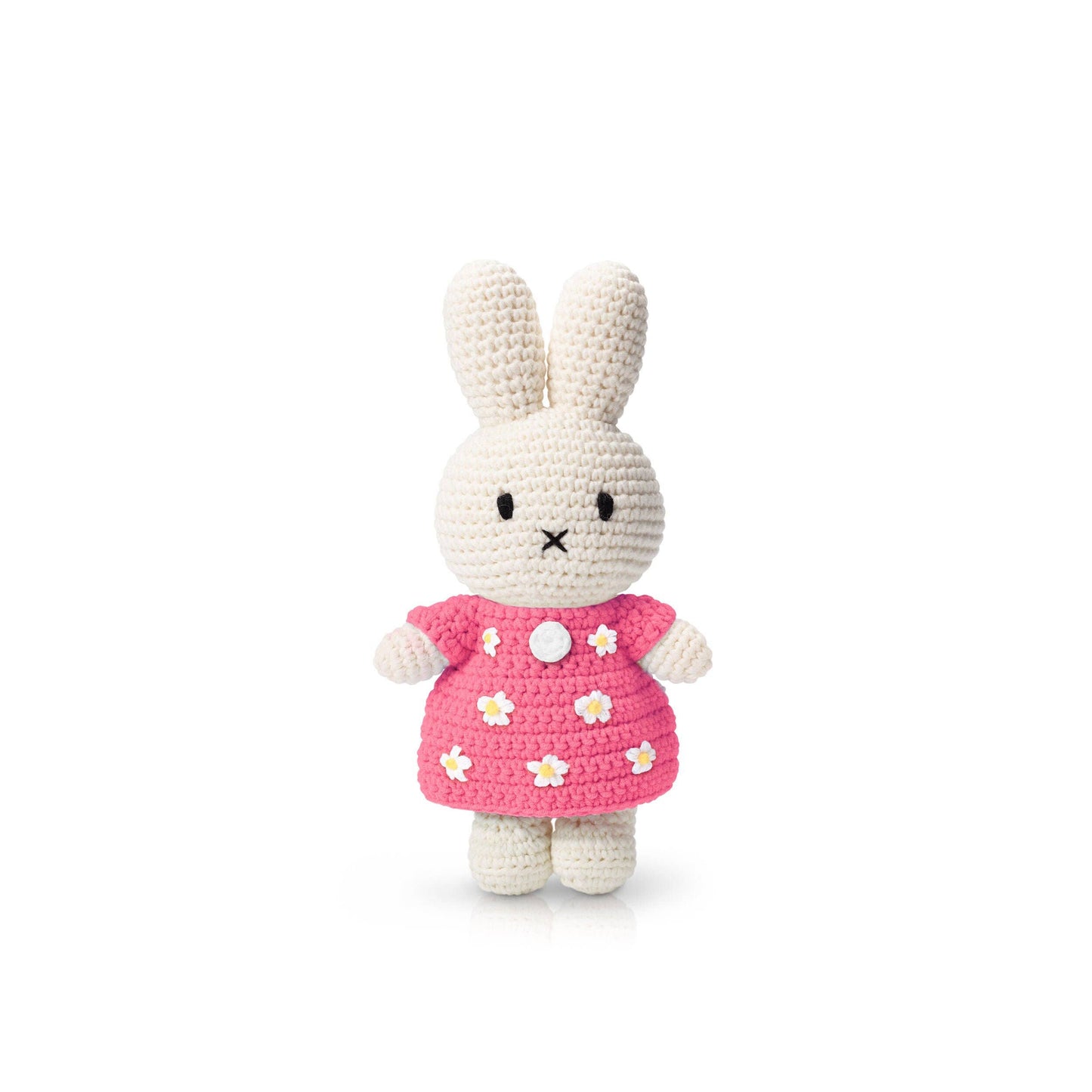 Crochet Miffy Little Flower Dress, Crochet Cute Bunny Doll