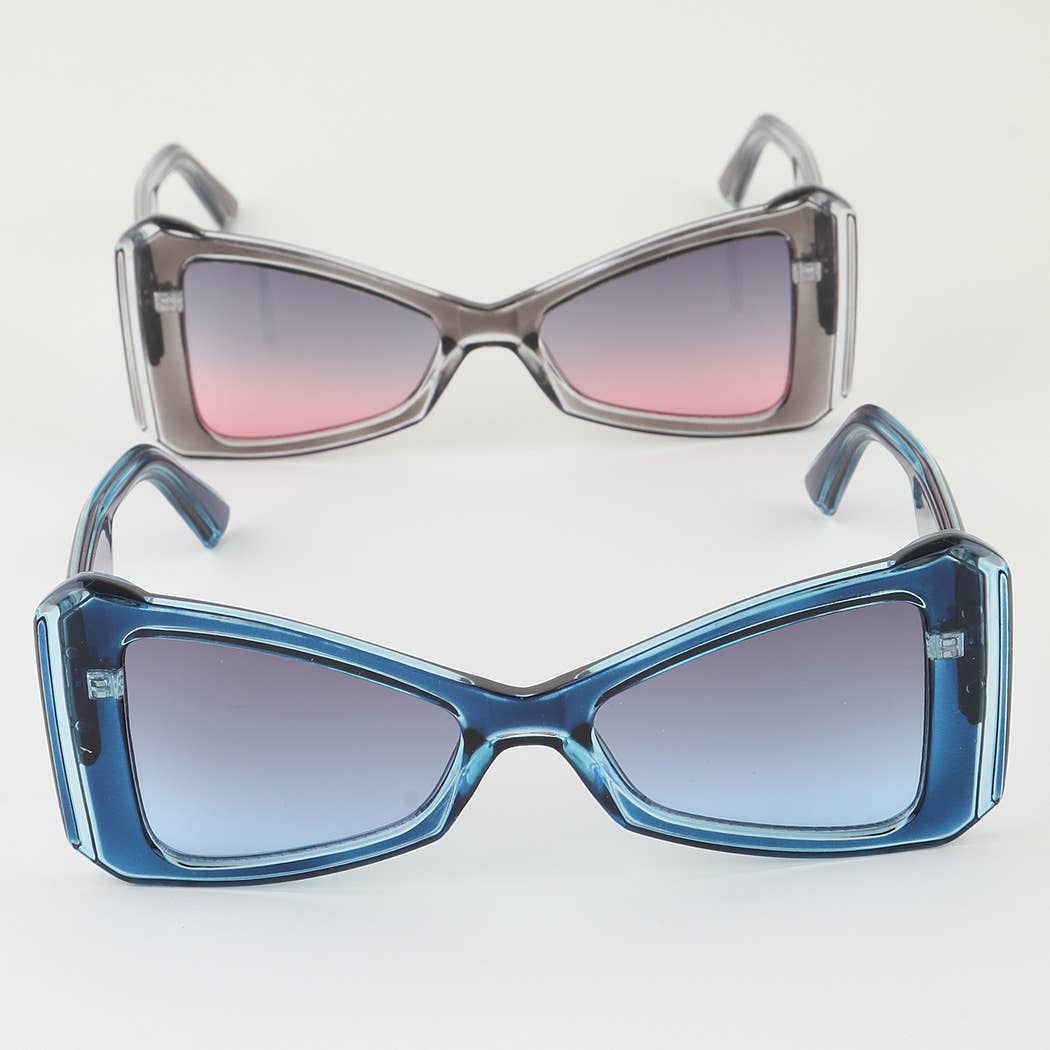 Bright Gradient Geometric Sunglasses