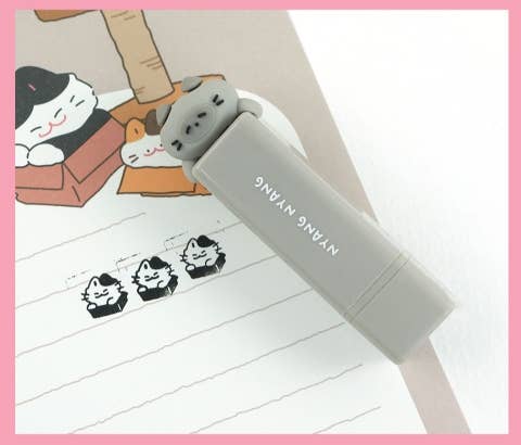 Nyangnyang Mini Stamp Cute Cat-Themed Stamps