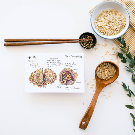 Taro Dumpling Postcard