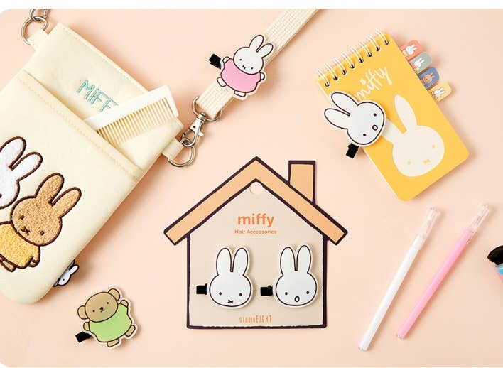 Miffy Hair Clip Pin SET