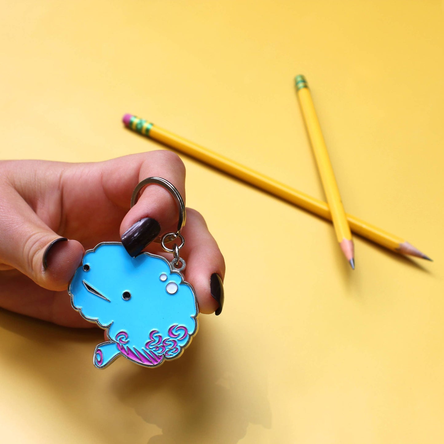 Brain Keychain - All You Need is Lobe