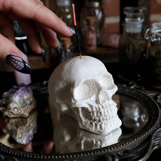 Skull Stick Incense Holder