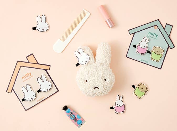 Miffy Hair Clip Pin SET